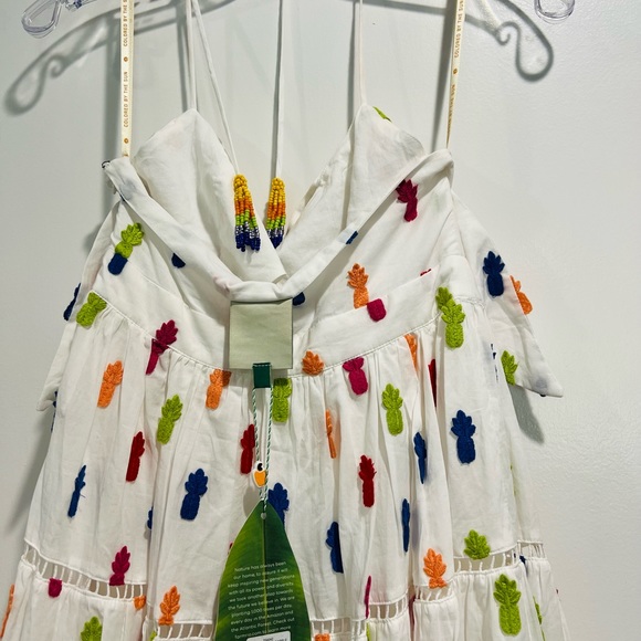 FARM RIO**Multicolor Pineapple Midi Dress***XS,S $389 - Picture 9 of 9